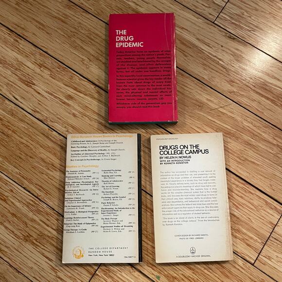 Lot of (3) Vintage Drugs Books narcotics addiction retro - Picture 3 of 6